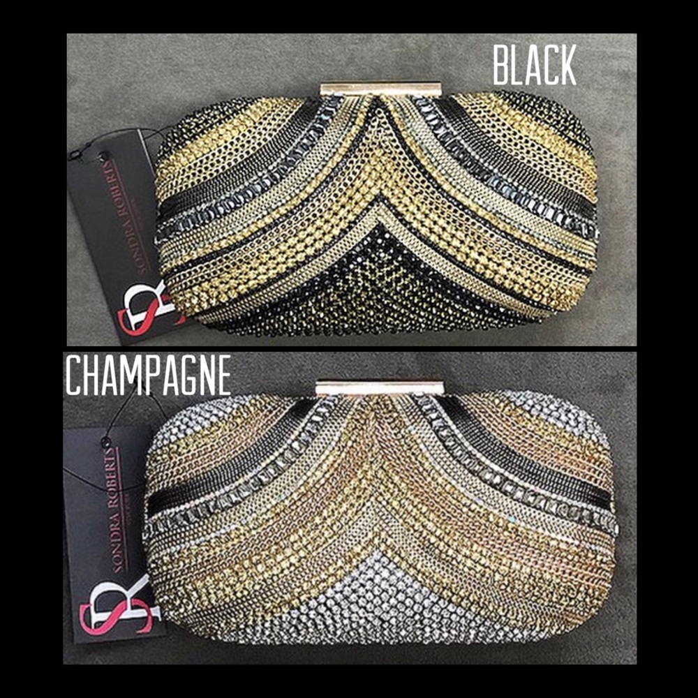 Sondra Roberts “Drippin’ in Jewels” Crystal Clutch-Boutique